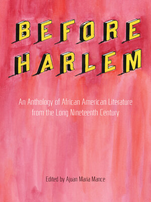 cover image of Before Harlem